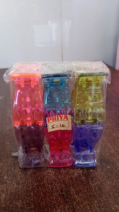 Big Hair Clips for Girls Kids Hair Accessories (6 Pcs Set / Transparent), Hair accessories