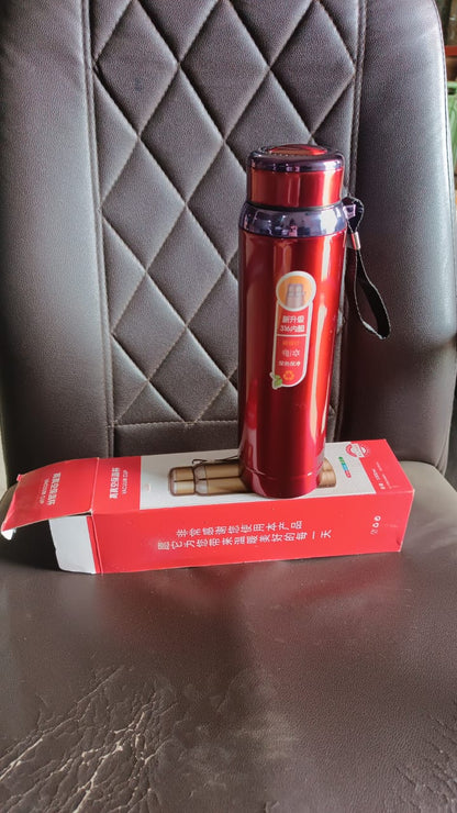 Vacuum Insulated Stainless Steel Bottle, Double walled (Approx 1000 ML / 1 Pc / Mix Color)